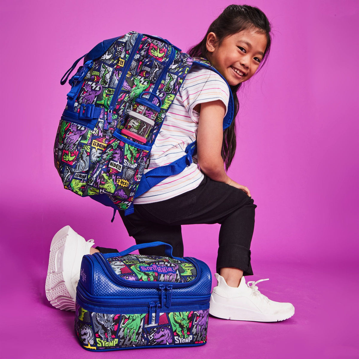Smiggle - Bright Side Beslenme Çantası Takılabilir Sırt Çantası