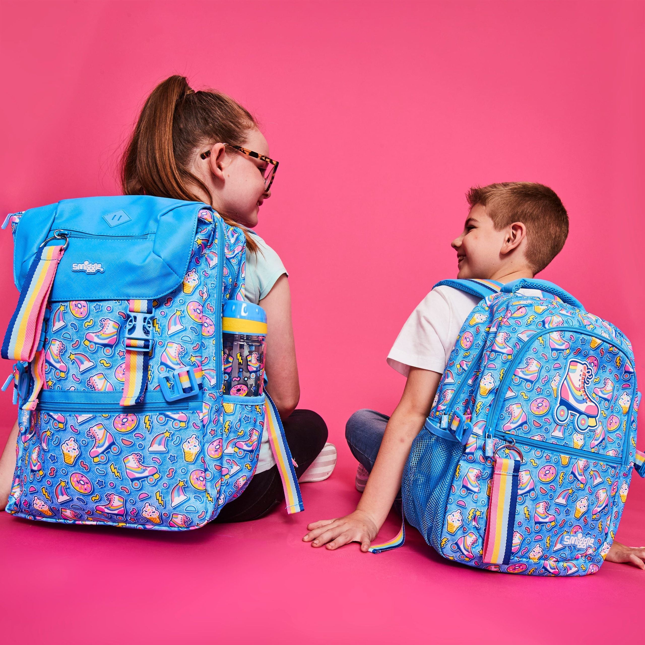 Smiggle - Bright Side Beslenme Çantası Takılabilir Sırt Çantası