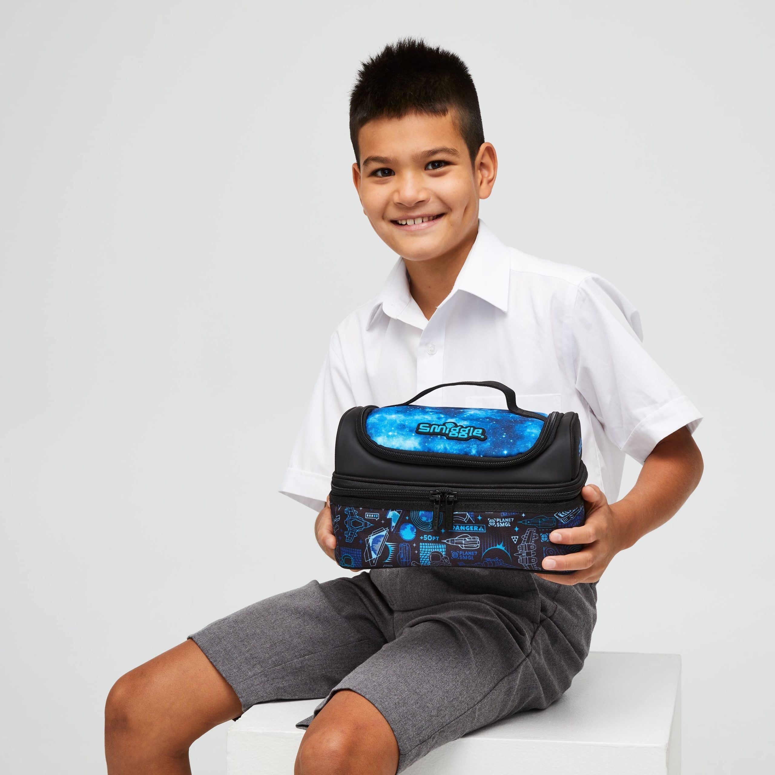 Smiggle - Bright Side Çift Katlı Beslenme Çantası