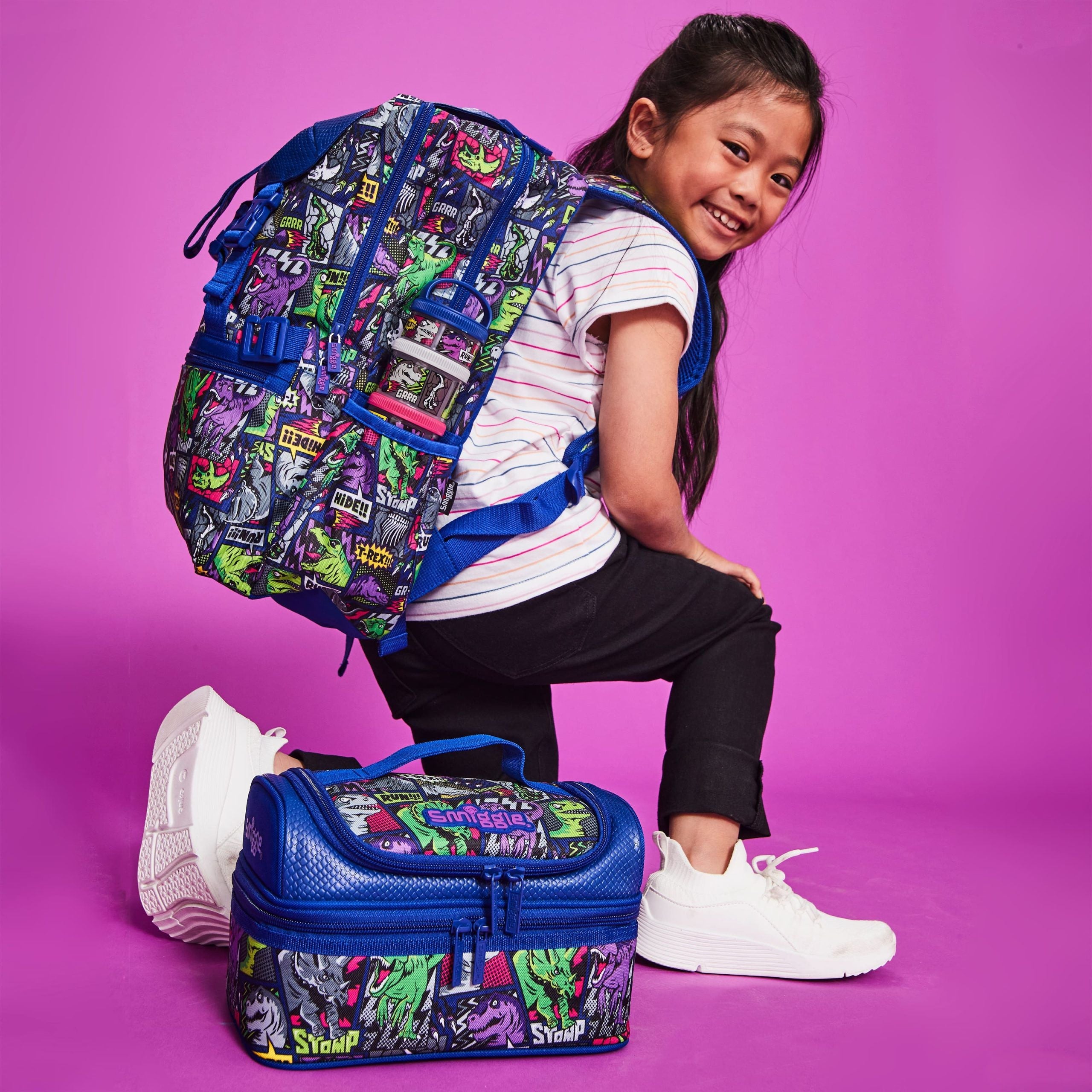Smiggle - Bright Side Çift Katlı Beslenme Çantası