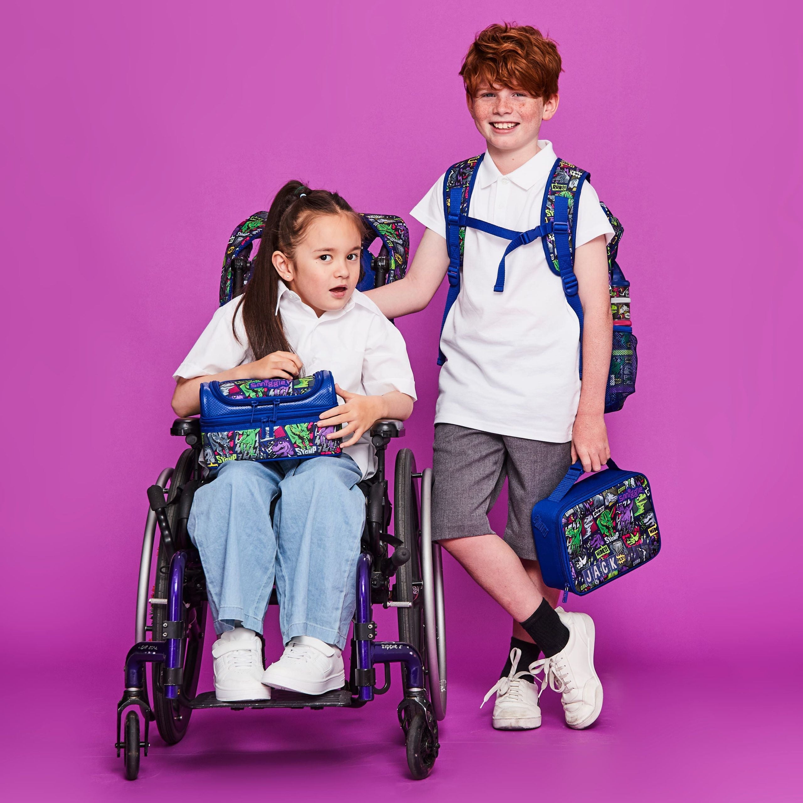Smiggle - Bright Side Çift Katlı Beslenme Çantası