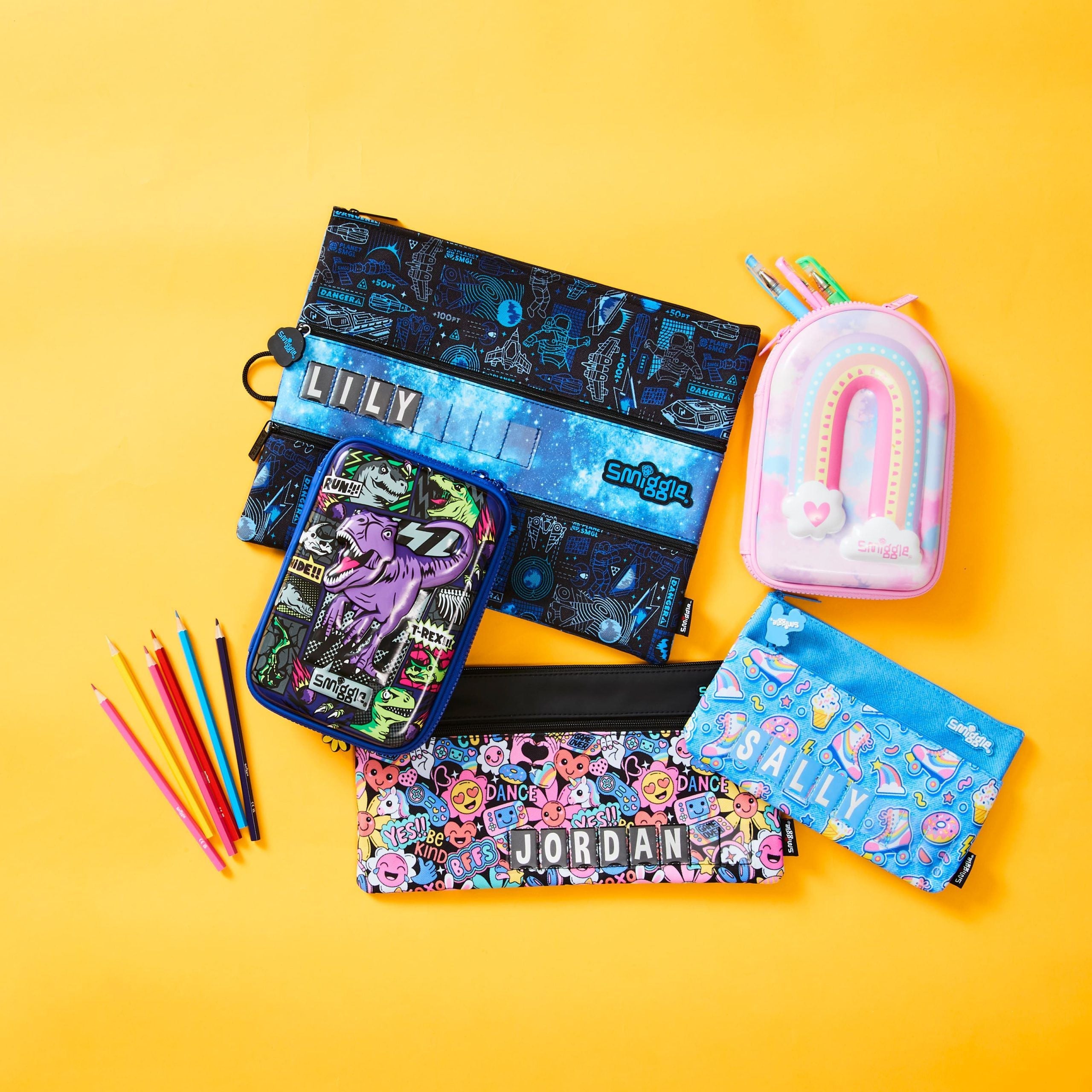 Smiggle - Bright Side Hardtop Kalem Kutusu