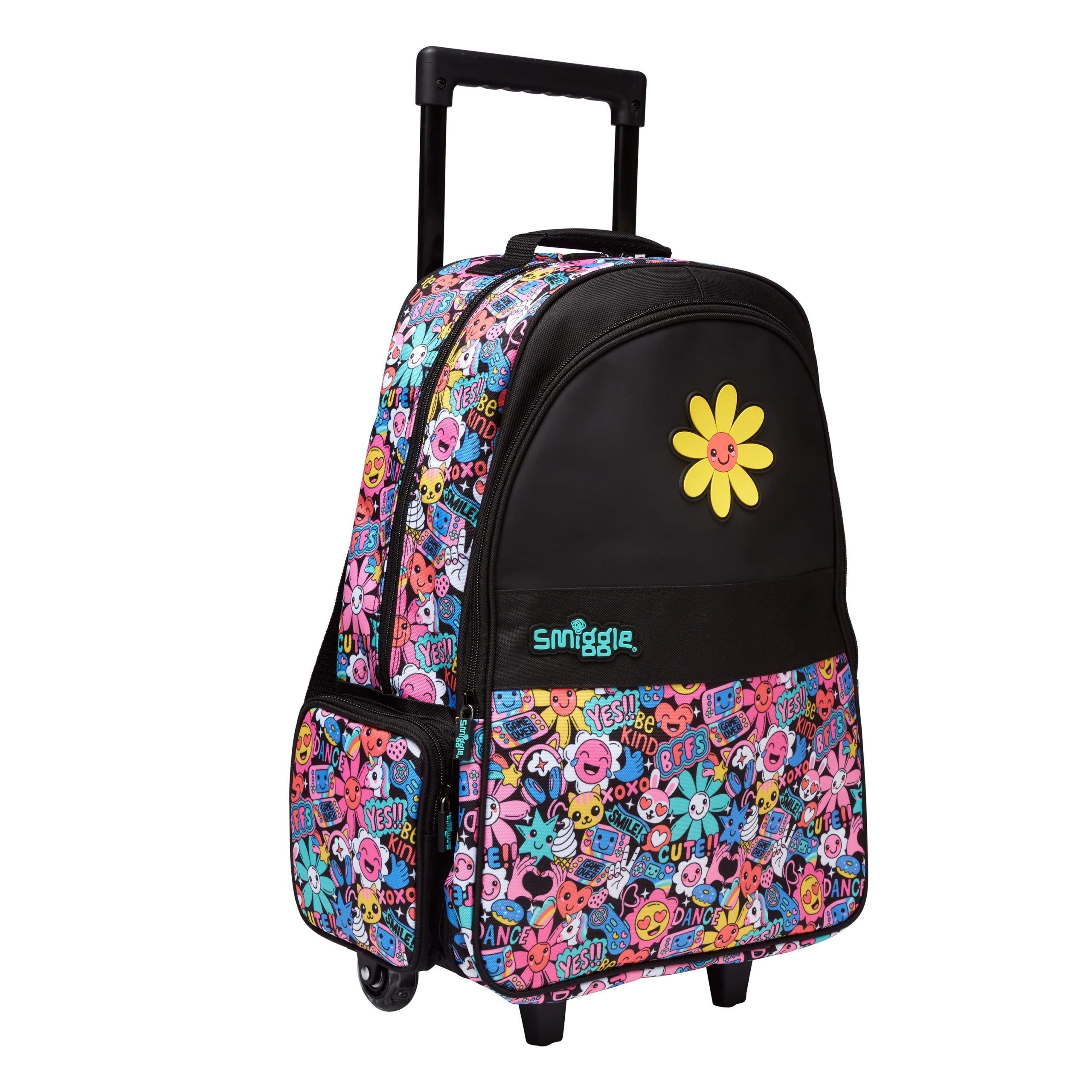 Smiggle - Bright Side Işıklı Çekçek Okul ve Seyahat Çantası