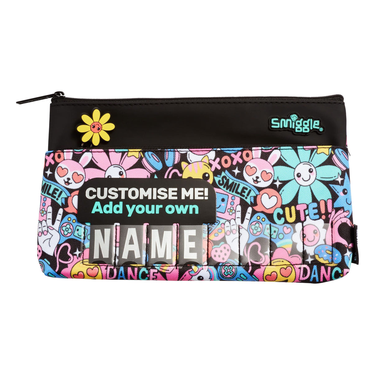Smiggle - Bright Side İsimlikle Kalem Kutusu ve El Çantası