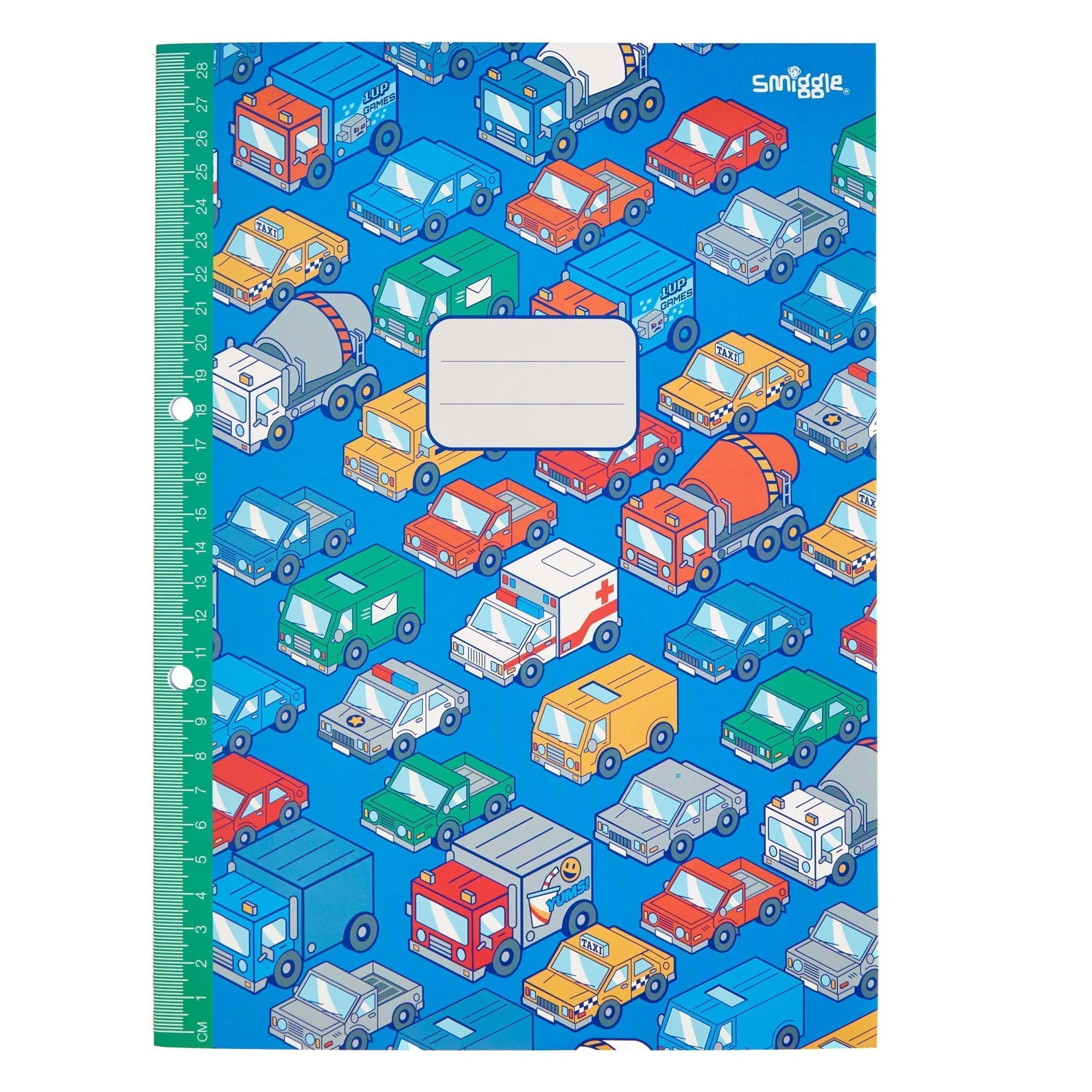 Smiggle - Cetvelli Çizgili 64 Sayfa A4 Defter