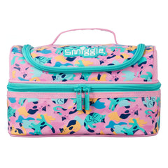 Smiggle - Çift Katlı Mavi Kedişler Beslenme Çantası