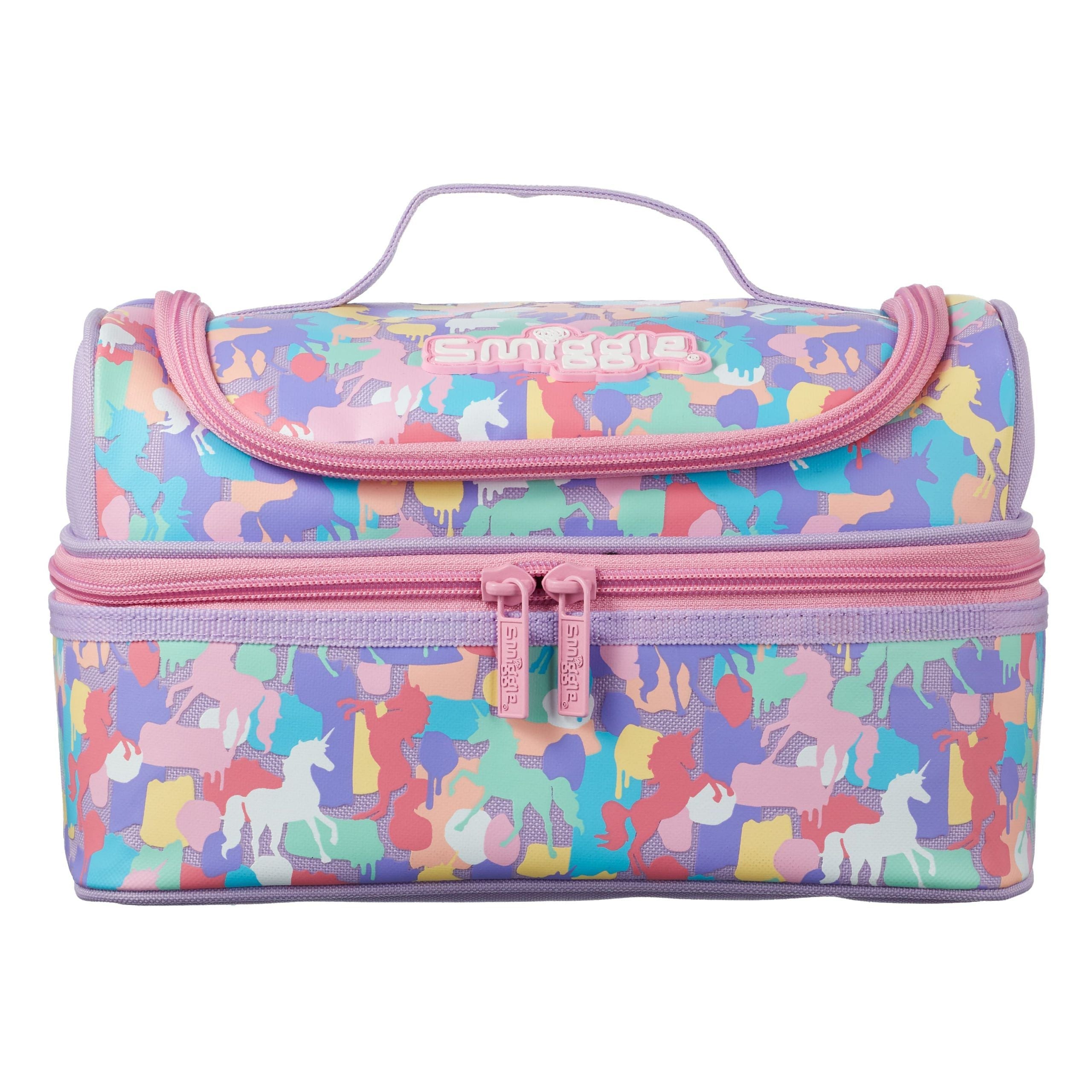 Smiggle - Çift Katlı Unicorn Beslenme Çantası
