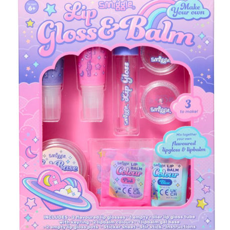 Smiggle - Çocuk Simli Dudak Parlatıcı Seti - Dinossi