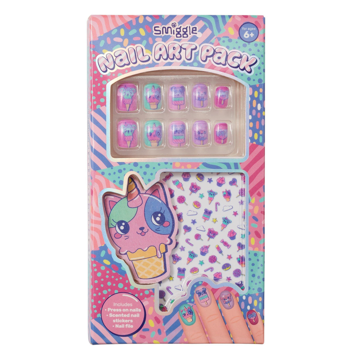Smiggle - Çocuk Tırnak ve Tırnak Stickerları