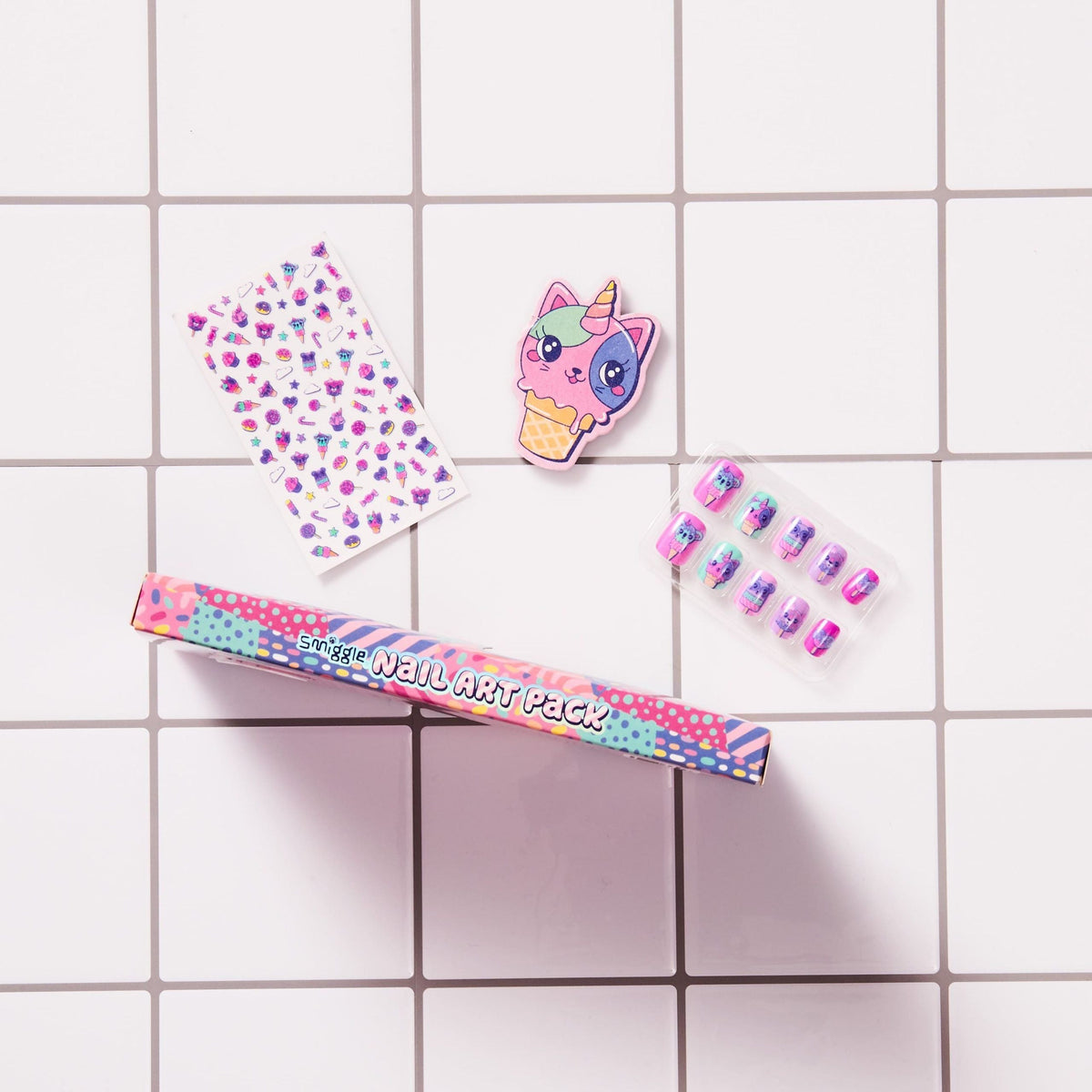 Smiggle - Çocuk Tırnak ve Tırnak Stickerları
