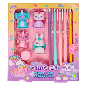 Smiggle - Cutie Corns Eğlenceli Kalem Ve Silgi Paketi