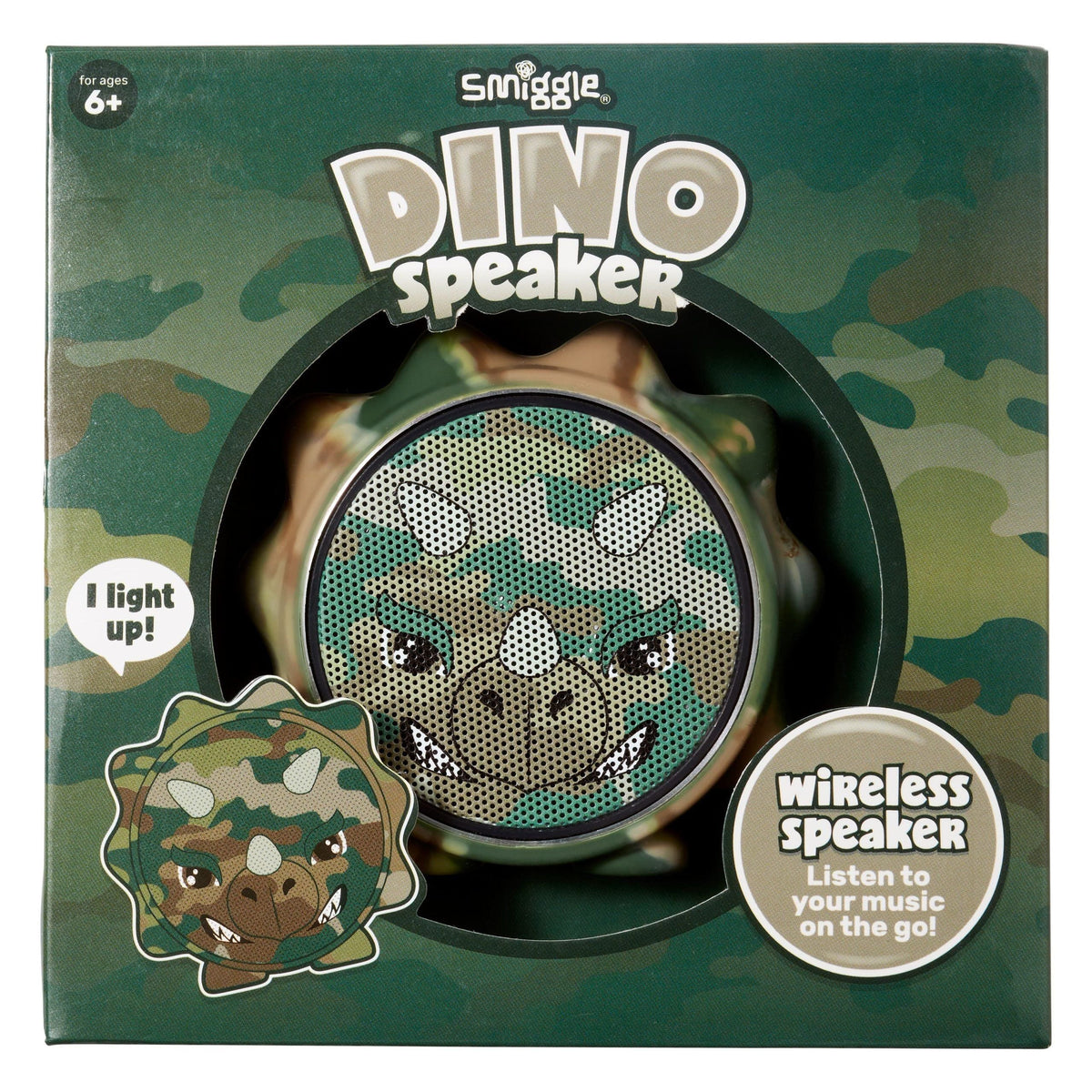 Smiggle - Dino Squeak Kablosuz Bluetooth Çocuk Hoparlör