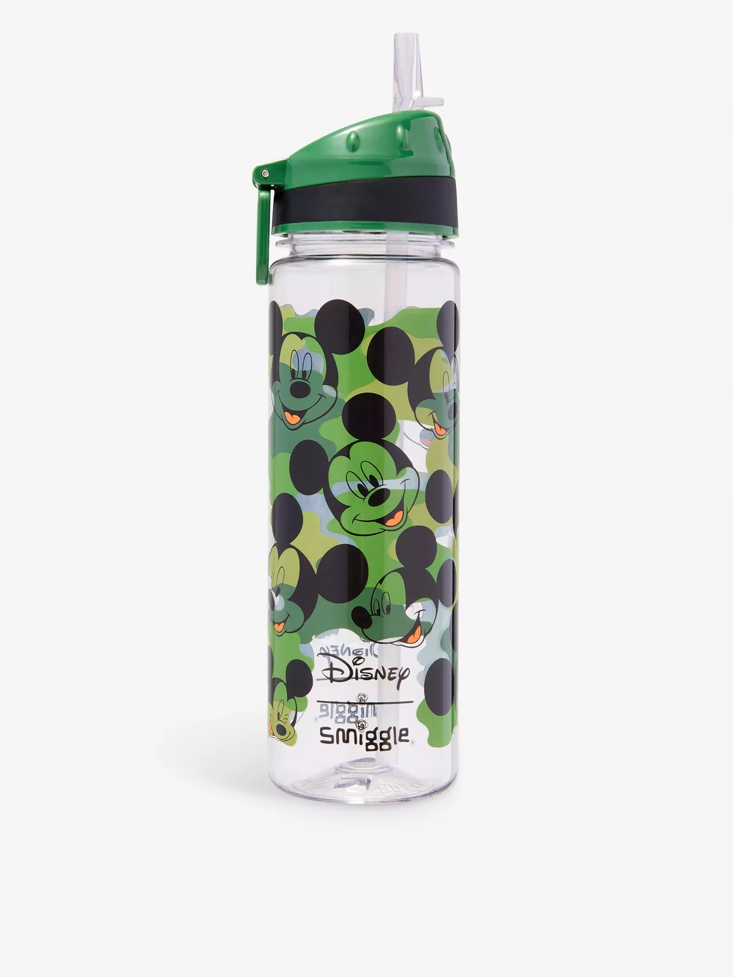 Smiggle - Disney ميكي 650ML زجاجة ماء خالية من BPA مع مصاصة