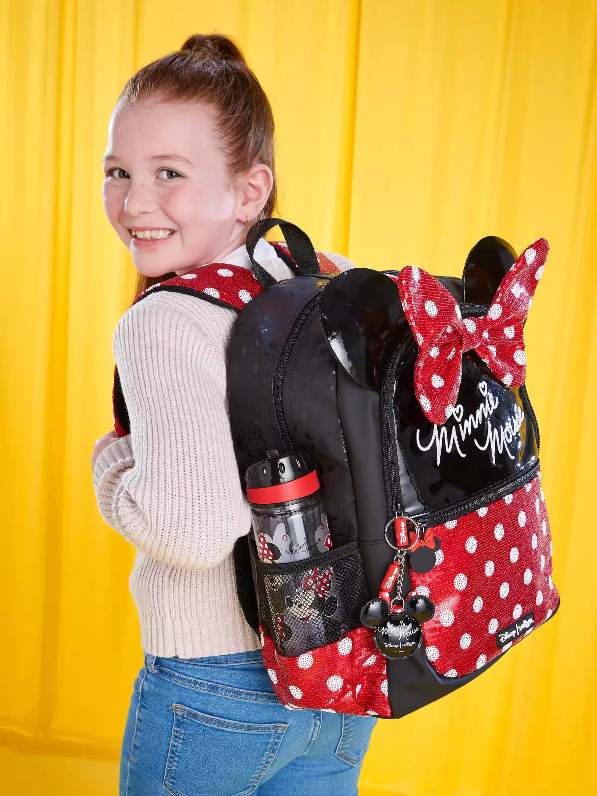 Smiggle - Disney Minnie Mouse 2li Okul Çanta Seti