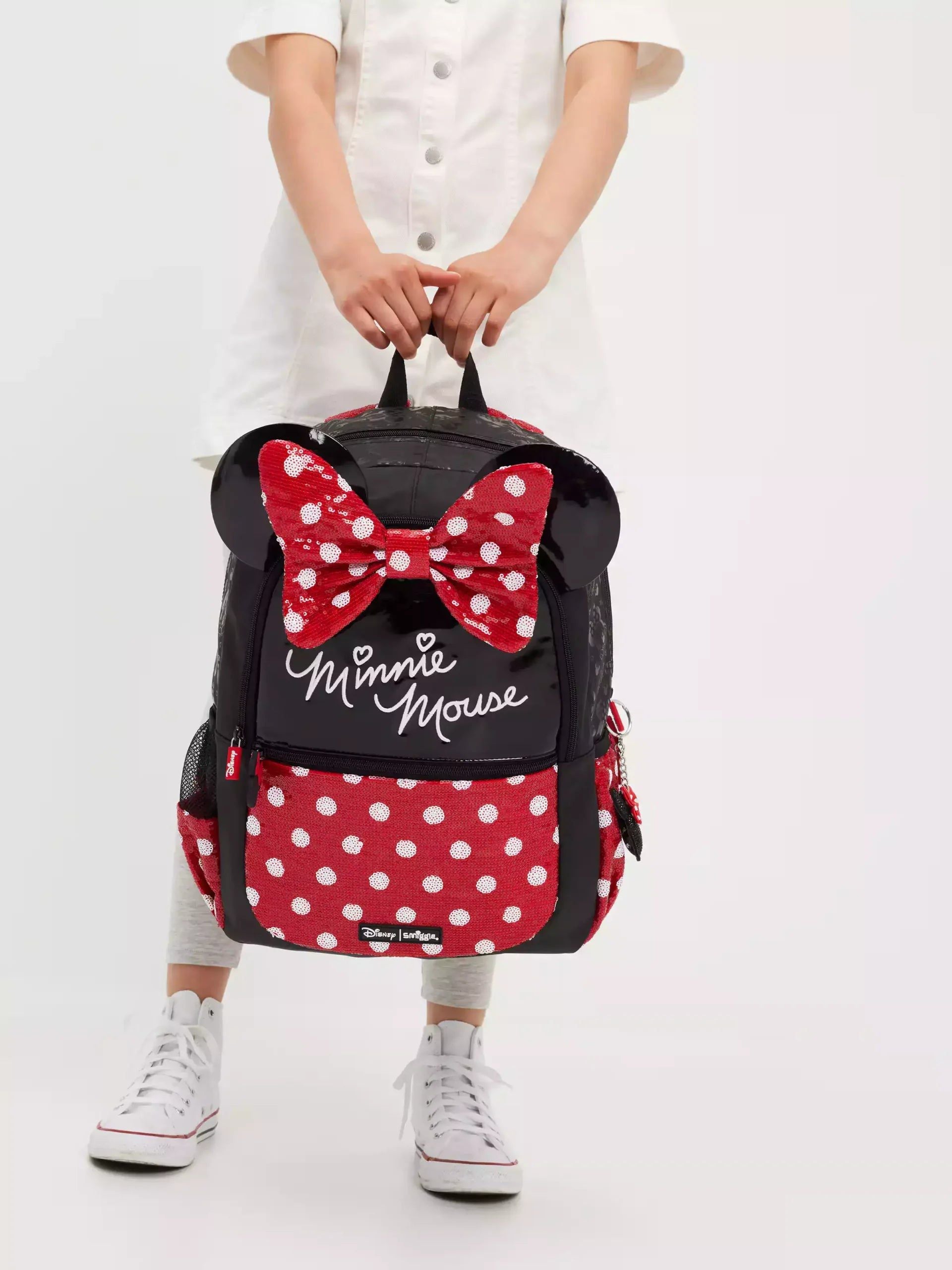 Smiggle - Disney Minnie Mouse 2li Okul Çanta Seti