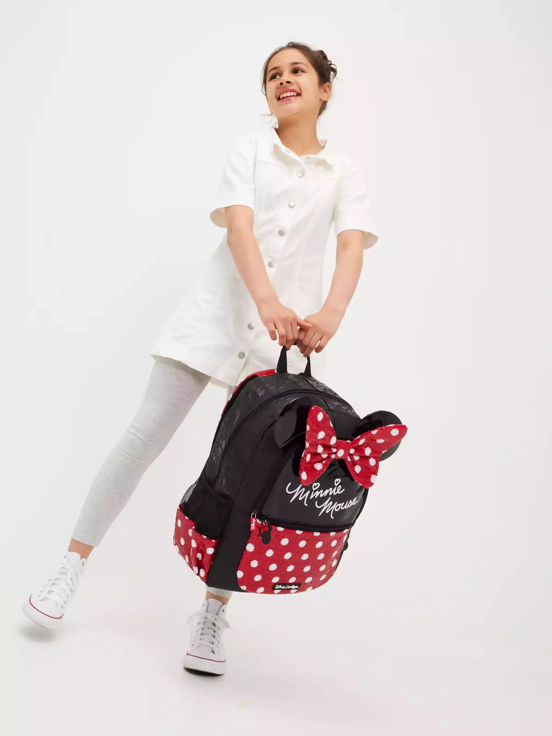 Smiggle - Disney Minnie Mouse 2li Okul Çanta Seti