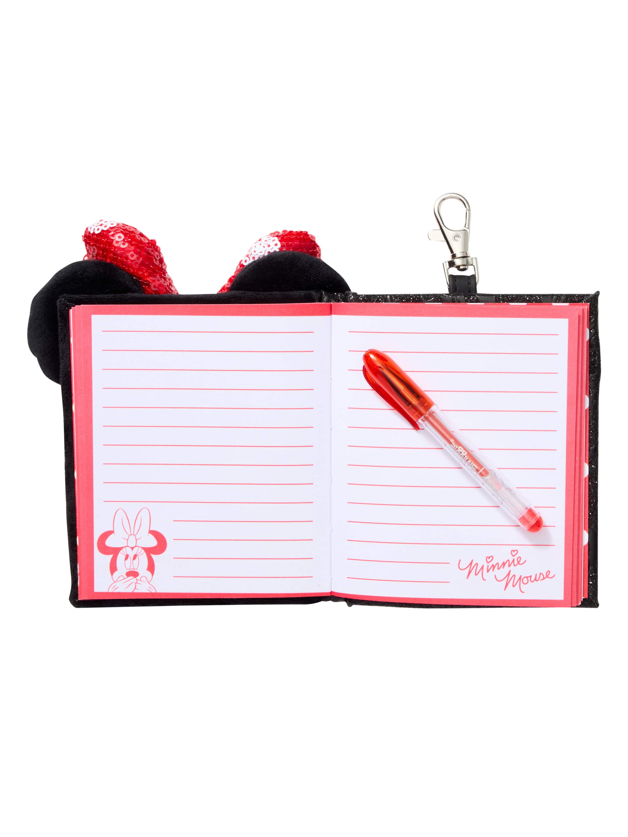 Smiggle - Disney Minnie Mouse Mini Defter Anahtarlıklı