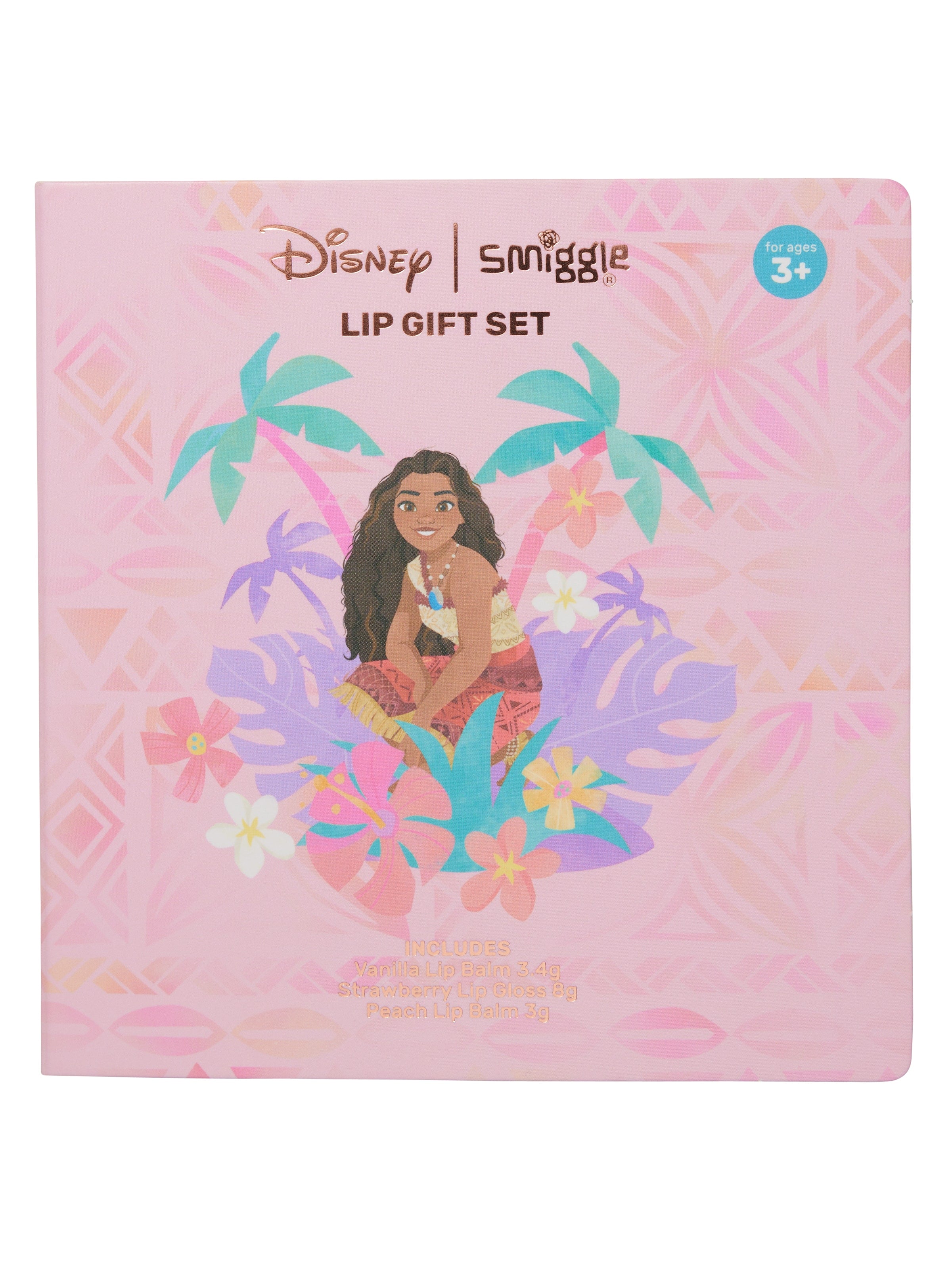 Smiggle - Disney مجموعة عناية الشفاه للأطفال موآنا