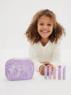 Smiggle - Disney Prenses 5li Dudak Balsam Seti ve Çantası
