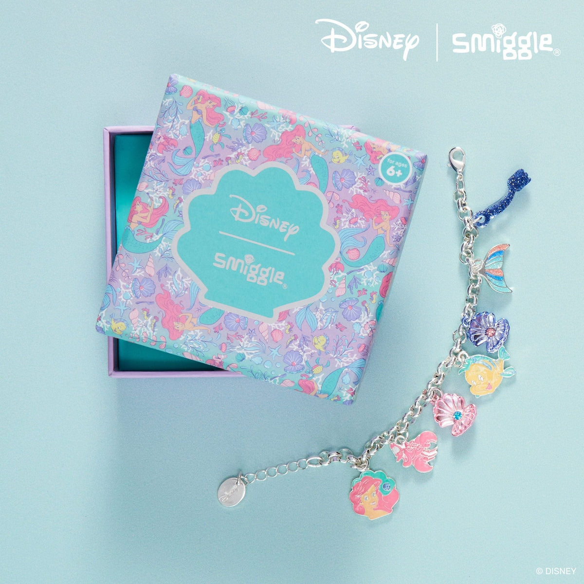 Smiggle - Disney Prenses Ariel Charm Bileklik