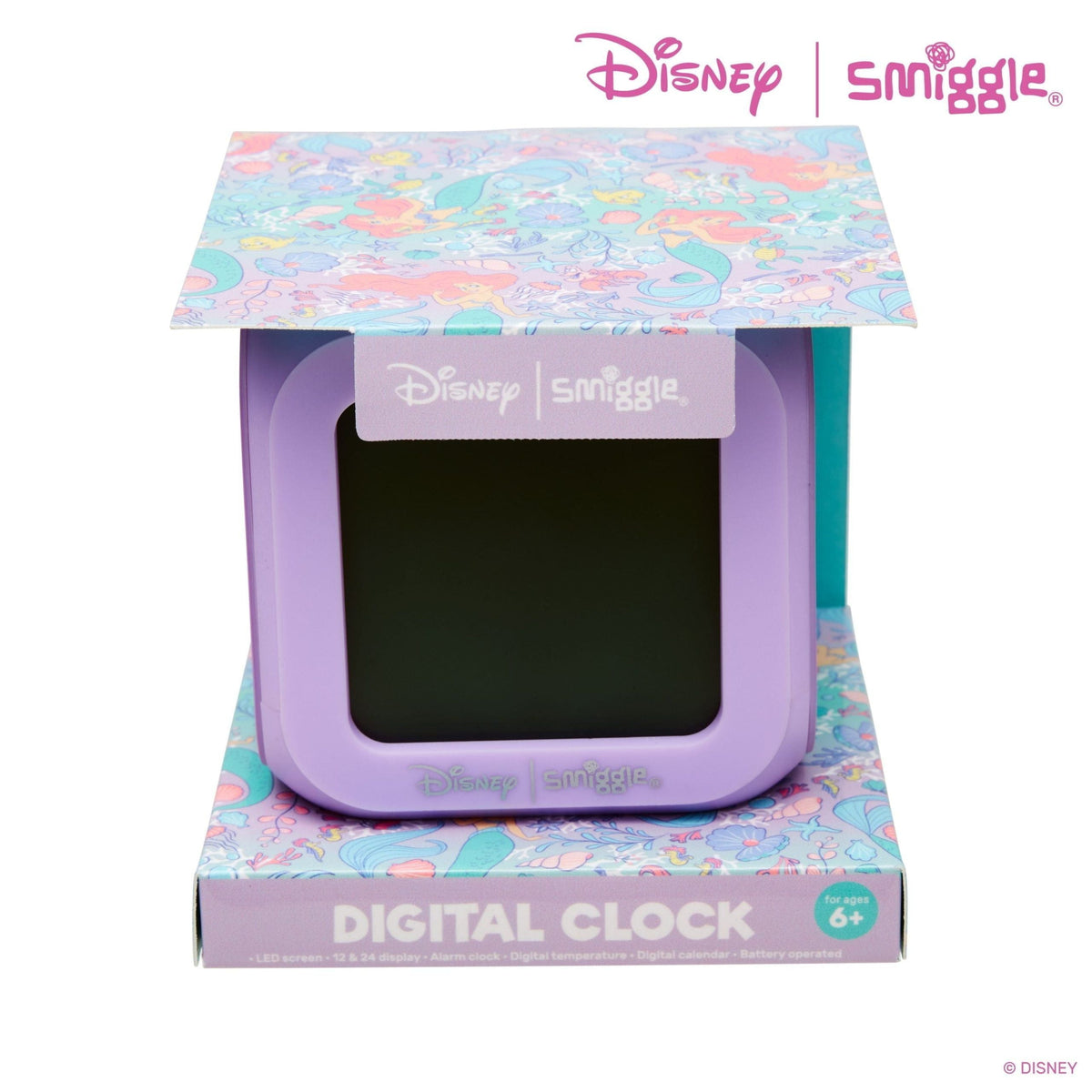Smiggle - Disney Prenses Ariel Işıklı Dijital Masa Saati
