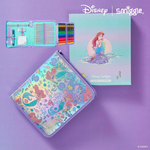 Smiggle - Disney Prenses Kalem Kutusu ve Boyaları Kırtasiye Seti Kiti