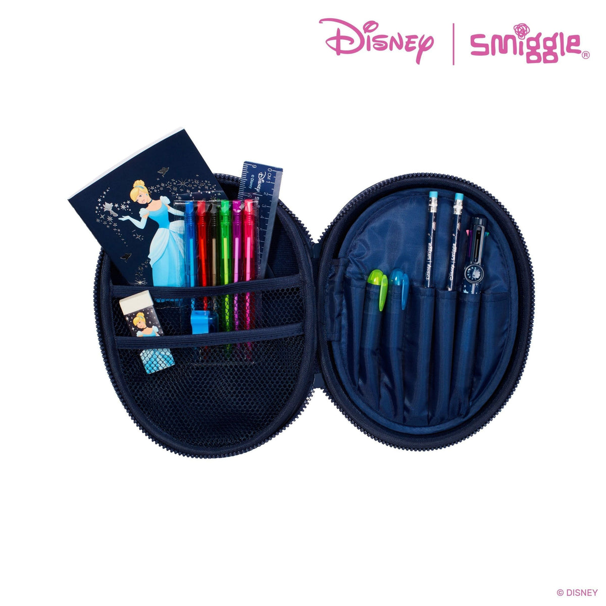 Smiggle - Disney Prenses Külkedisi Hardtop Kırtasiye Seti