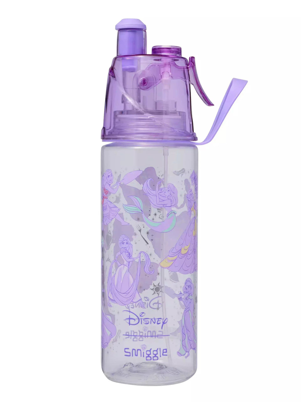 Smiggle - Disney Prenses Su Püskürtmeli 560ML BPAsız Suluk