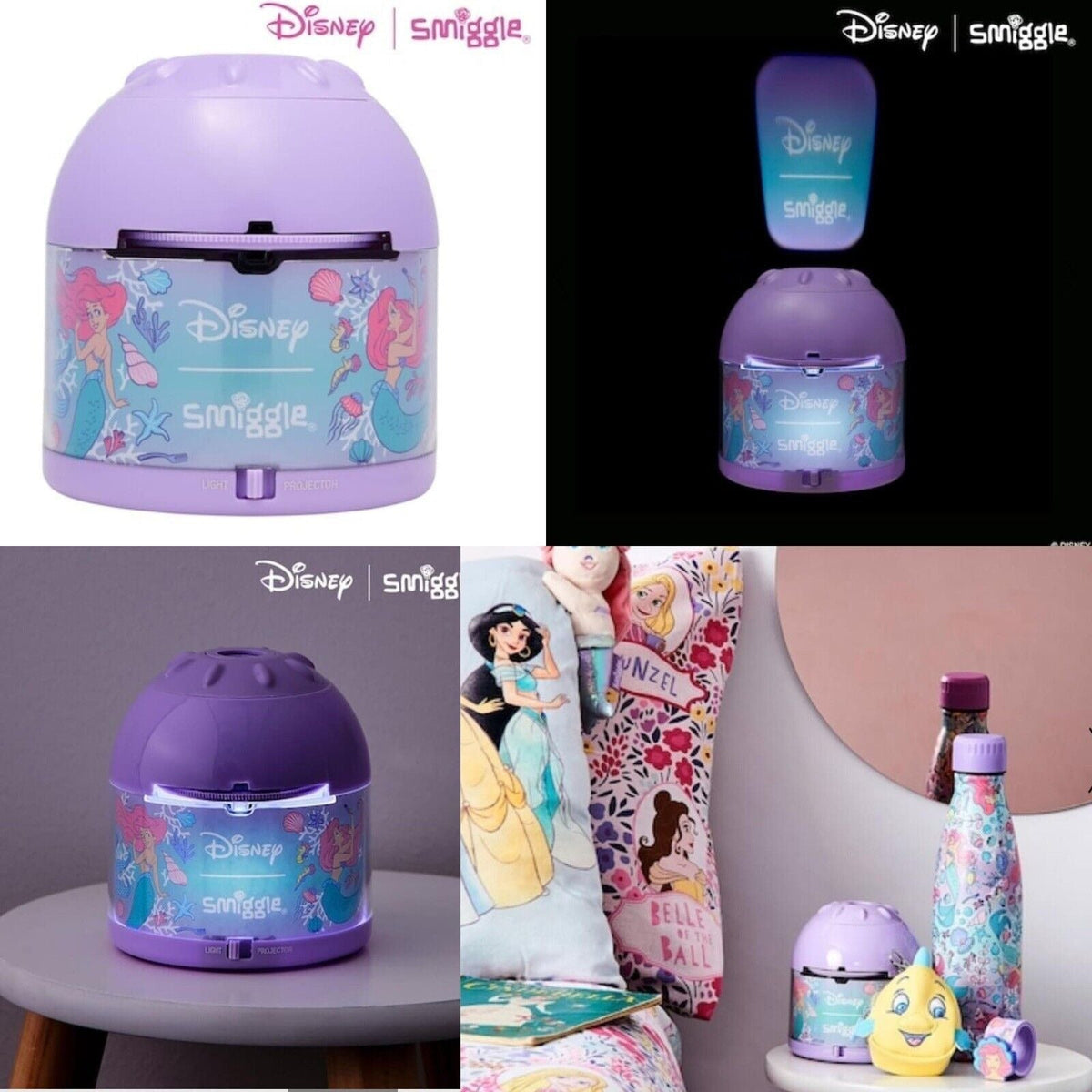 Smiggle - Disney Prensesi Ariel Işık Projektörü