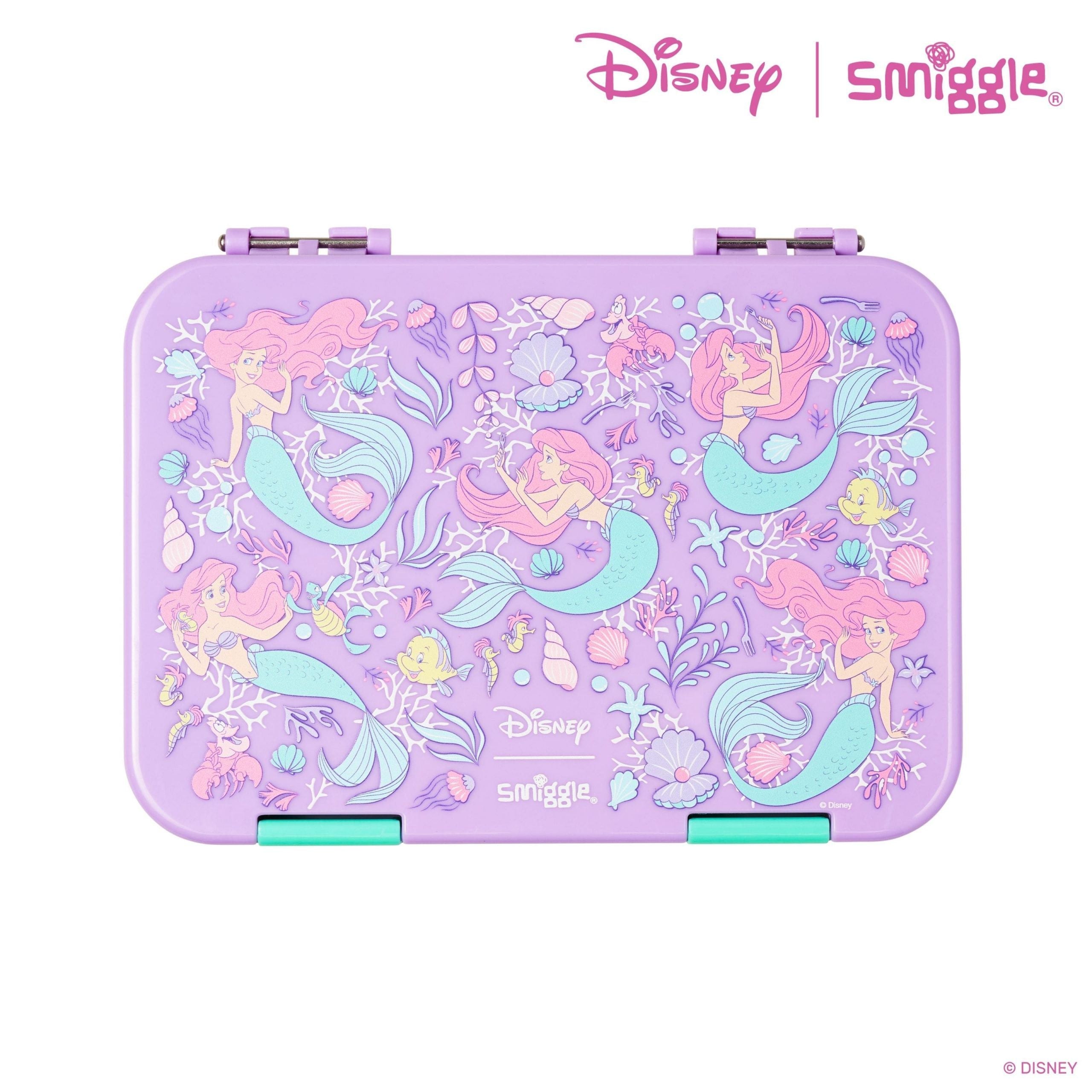 Smiggle - صندوق غداء بينتو متوسط الحجم لأميرة ديزني