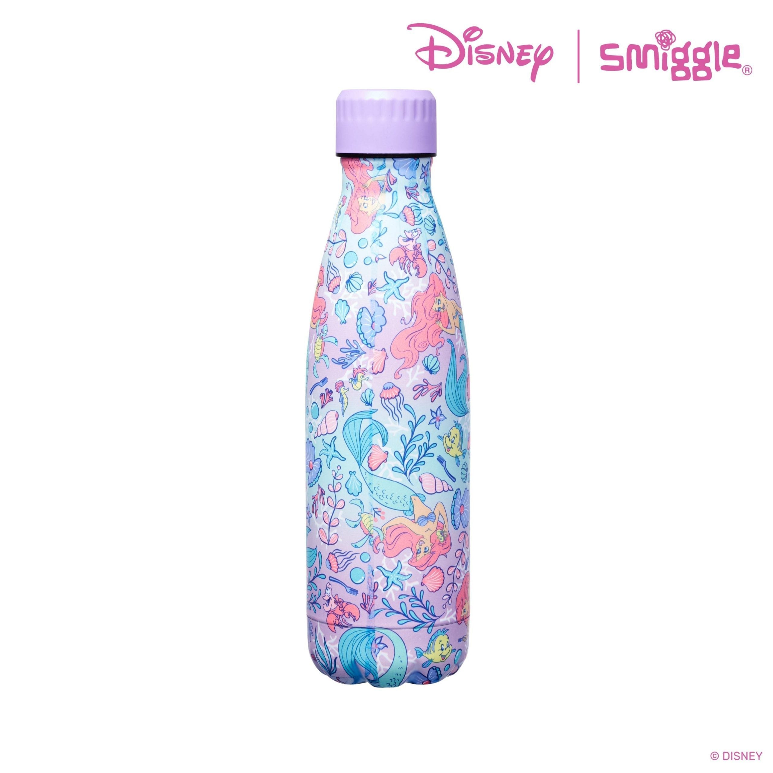 Smiggle - Disney Princess Paslanmaz Çelik İçecek Şişesi 500Ml