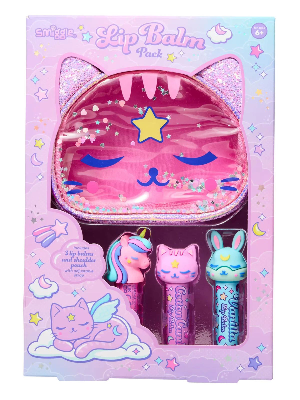 Smiggle - Dudak Balsamı 3'lü Çantalı Paket