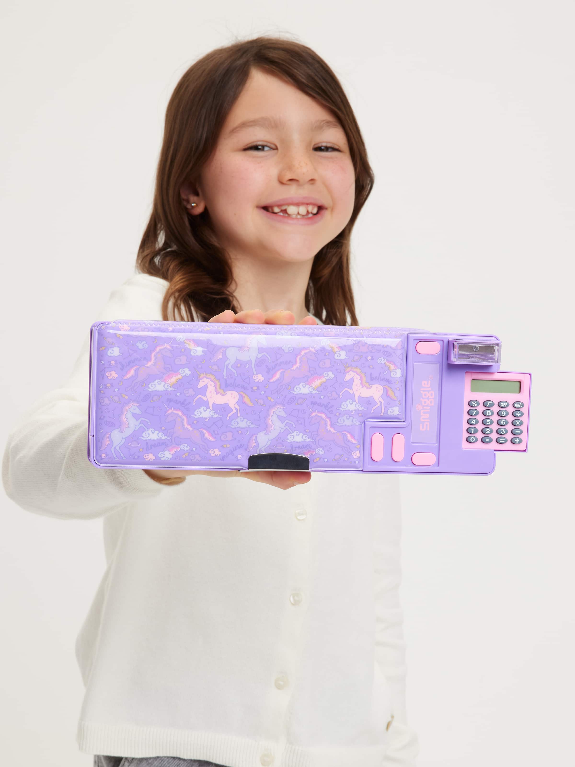 Smiggle - Eclipse Hesap Makineli Otomatik Kalem Kutusu