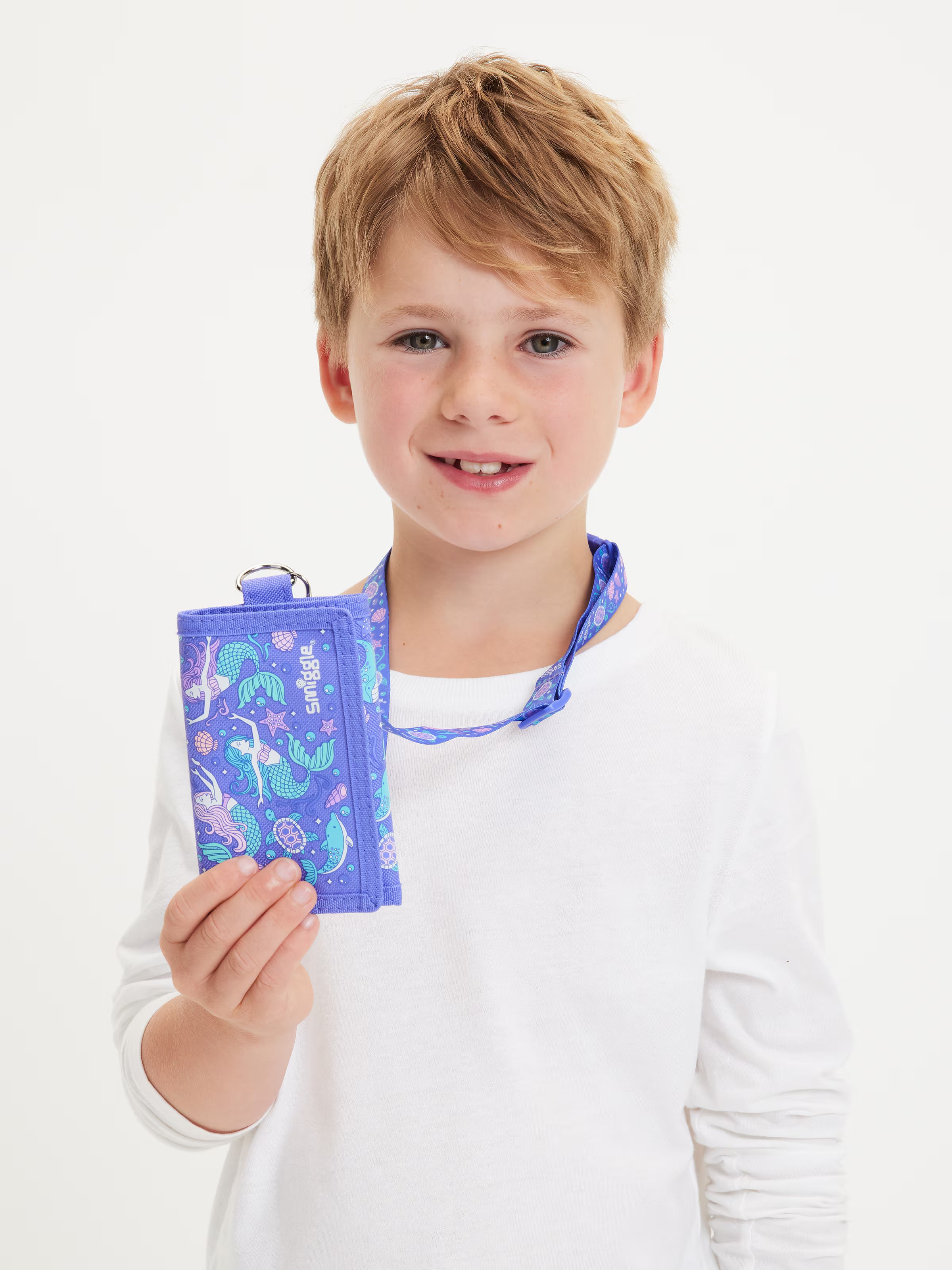 Smiggle - Rush Askılı Çocuk Cüzdanı - Dinossi