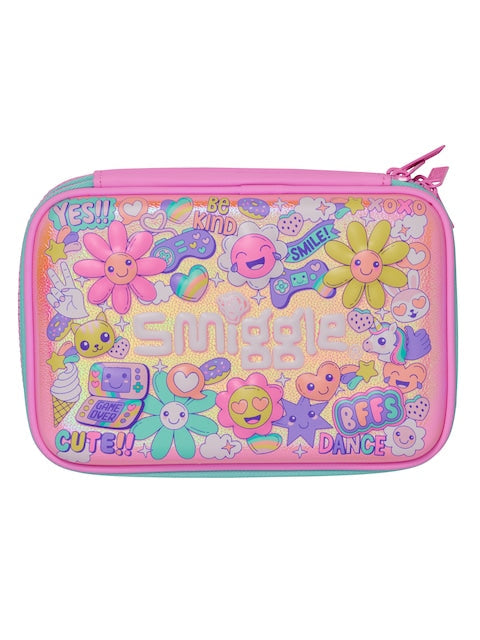 Smiggle - Epic Çift Gözlü Hardtop 3B Kalem Kutusu