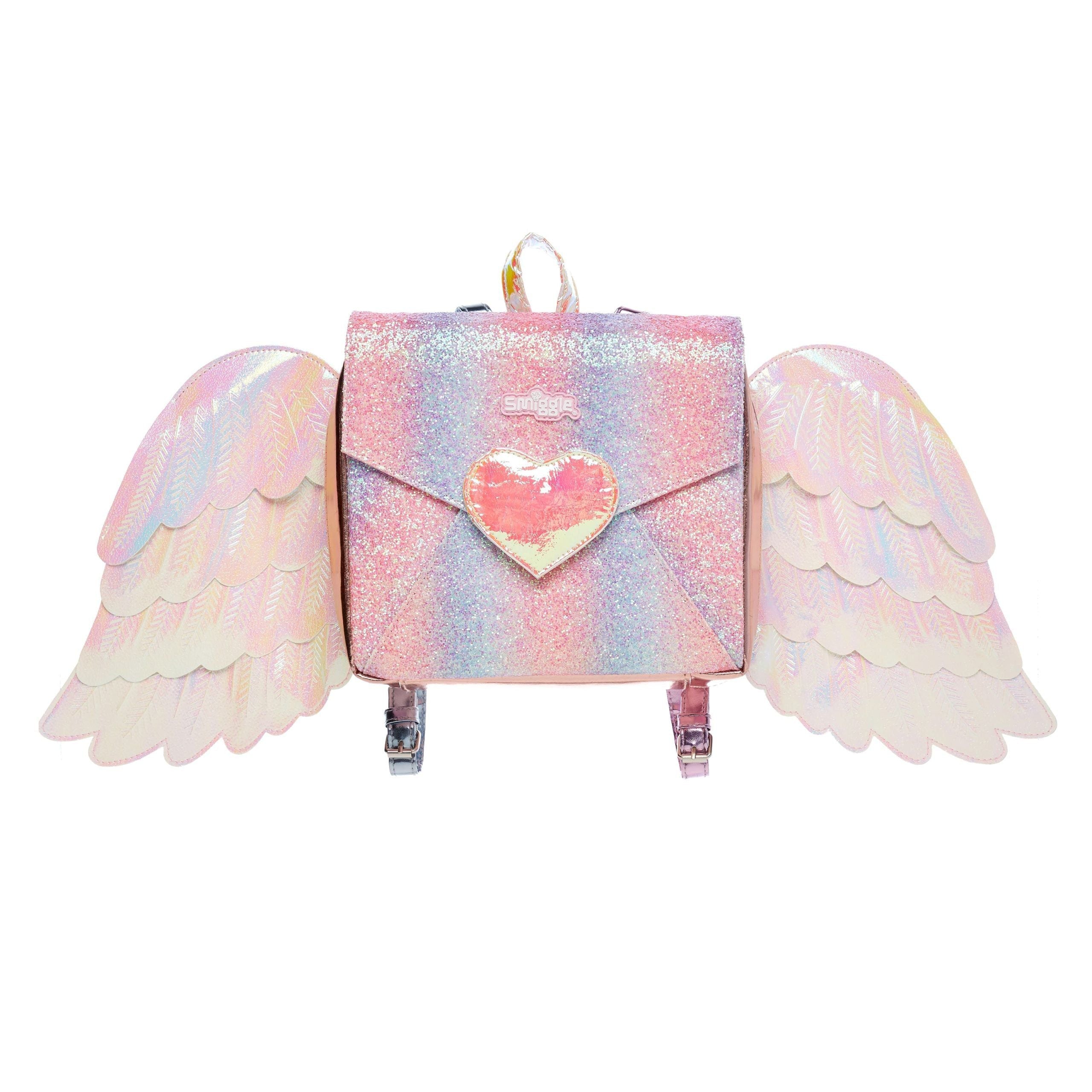 Smiggle - Ethereal Kanatlı Pembe Sırt Çantası