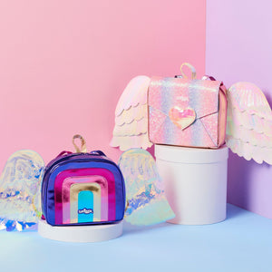 Smiggle - Ethereal Kanatlı Pembe Sırt Çantası