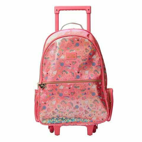 Smiggle - Fiesta Çekçekli Işıklı Seyahat ve Sırt Çantası