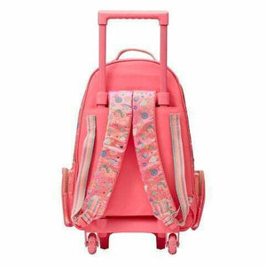 Smiggle - Fiesta Çekçekli Işıklı Seyahat ve Sırt Çantası