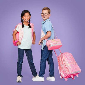 Smiggle - Fiesta Çekçekli Işıklı Seyahat ve Sırt Çantası