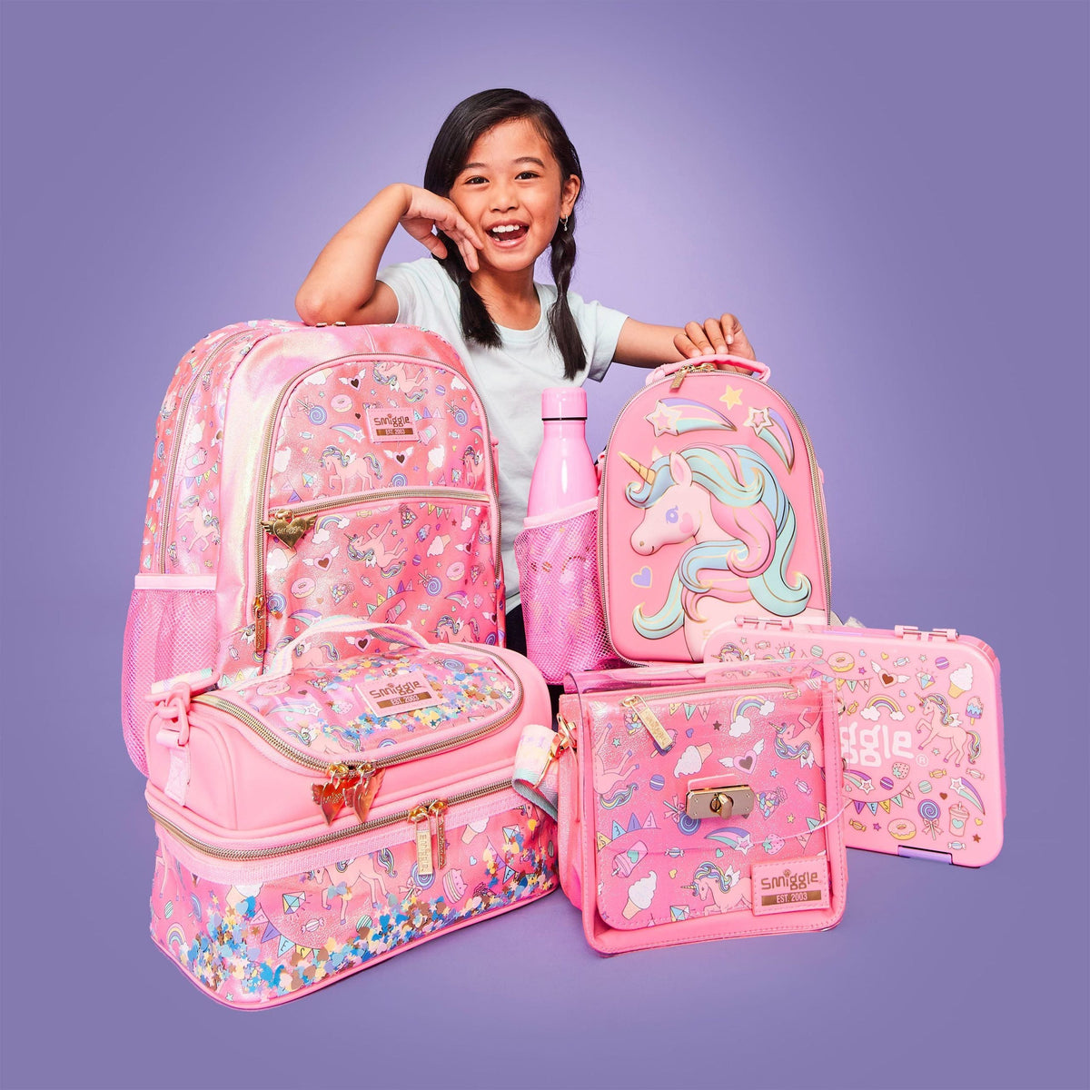 Smiggle - Fiesta Omuz Askılı Beslenme ve Haftasonu Çantası