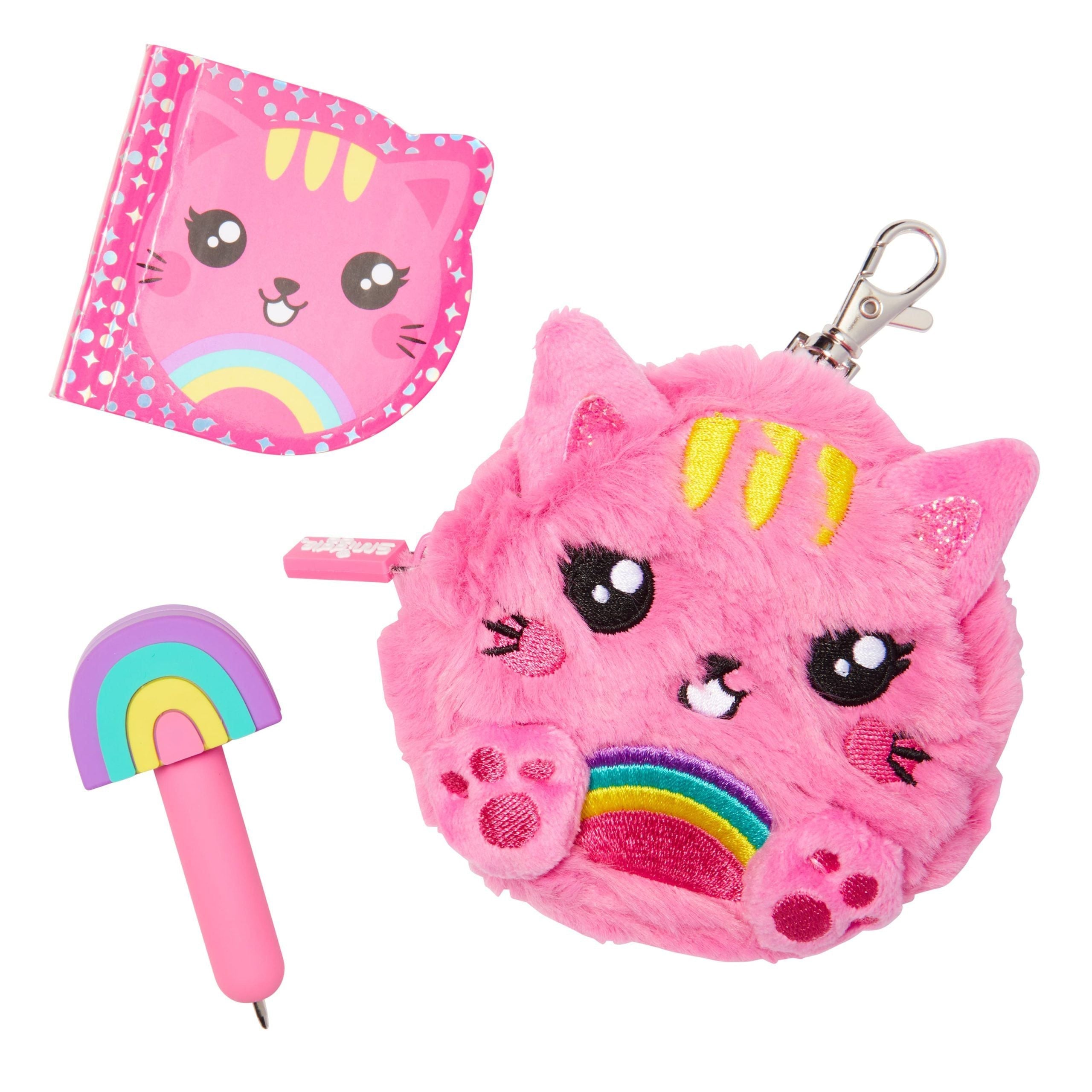 Smiggle - Fluffy Mini Çantası Not Defteri ve Kalemli