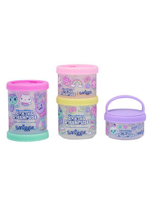 Smiggle - Gabbys Dollhouse 4lü Atıştırmalık Beslenme Kapları