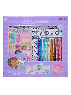 Smiggle - Gabbys Dollhouse Bulmaca ve Sanat Kırtasiye Seti