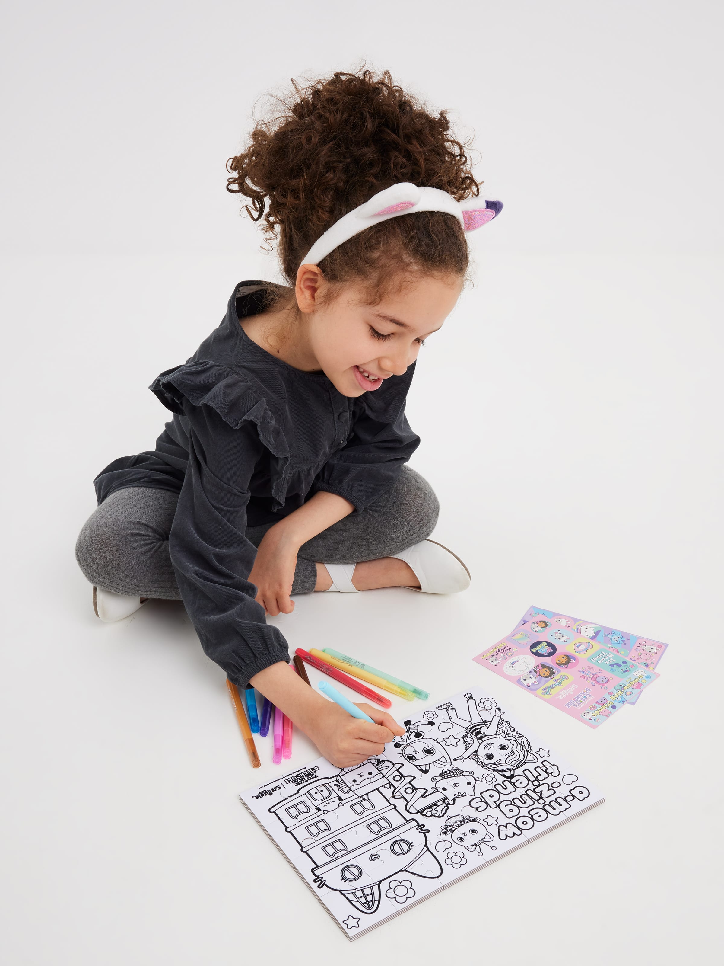Smiggle - Gabbys Dollhouse Bulmaca ve Sanat Kırtasiye Seti
