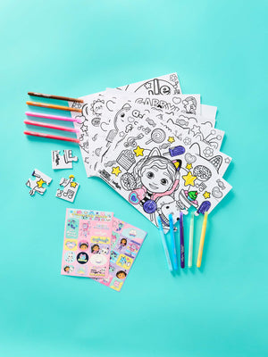 Smiggle - Gabbys Dollhouse Bulmaca ve Sanat Kırtasiye Seti
