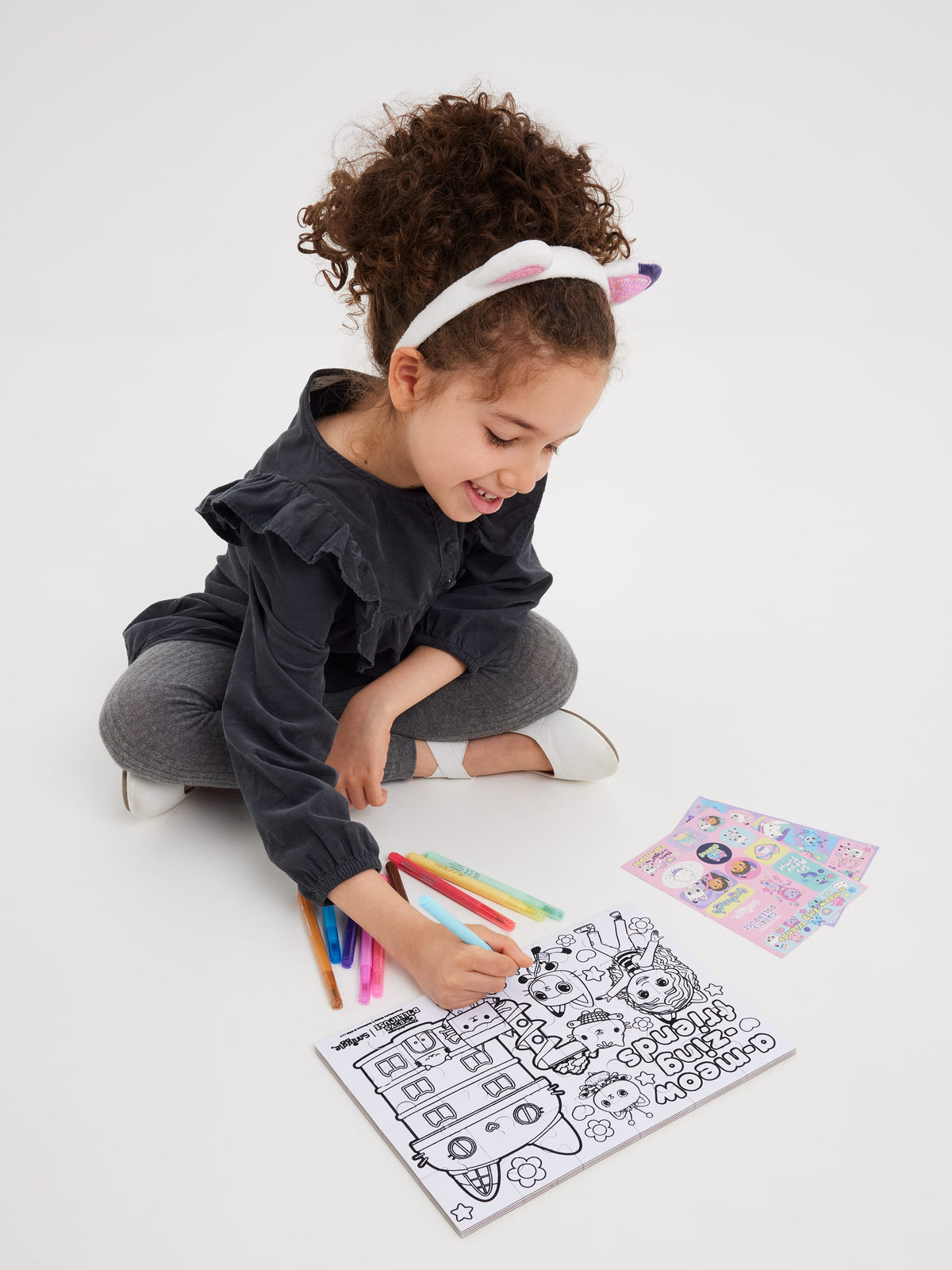 Smiggle - Gabbys Dollhouse Bulmaca ve Sanat Kırtasiye Seti