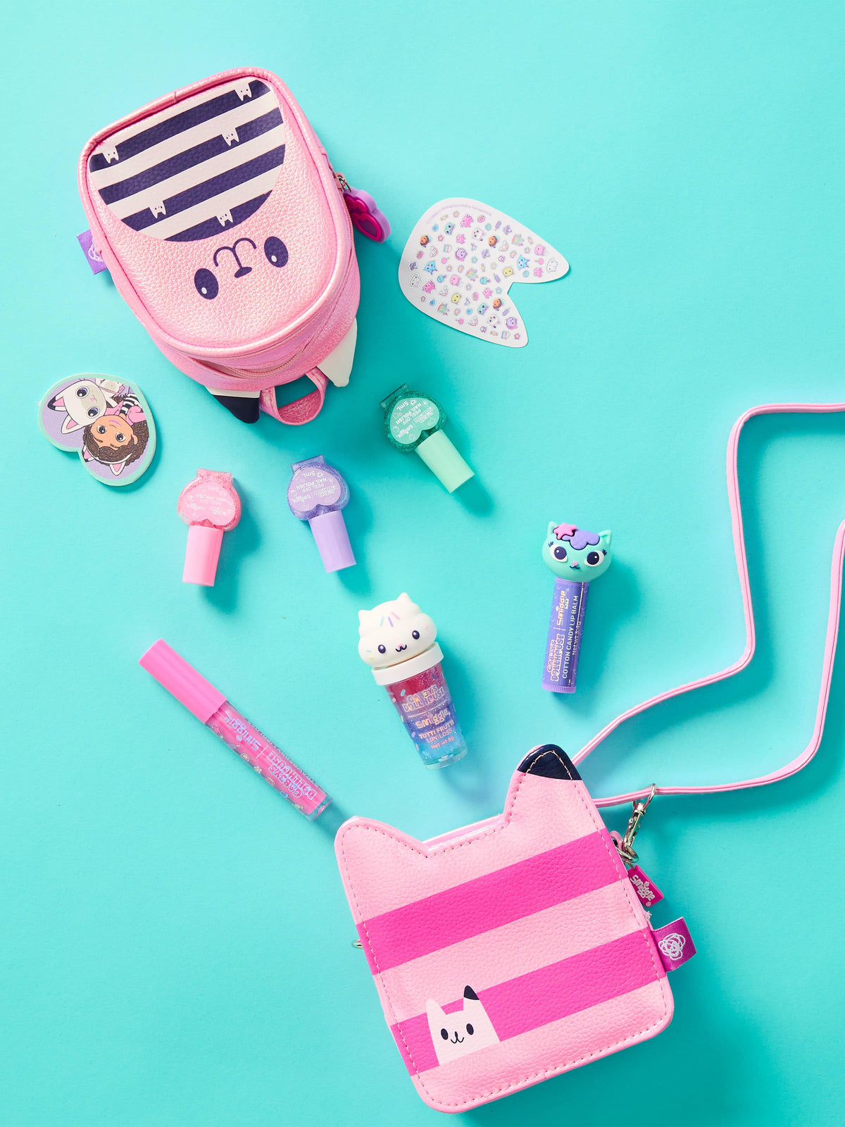 Smiggle - Gabbys Dollhouse Çantalı Tırnak Bakım Seti