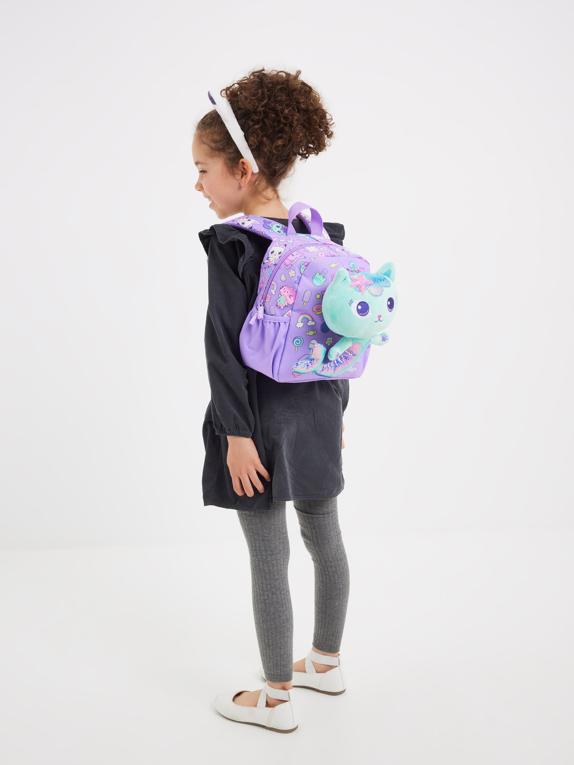 Smiggle - Gabbys Dollhouse Kreş Çıkarabilir Oyuncaklı Sırt Çantası