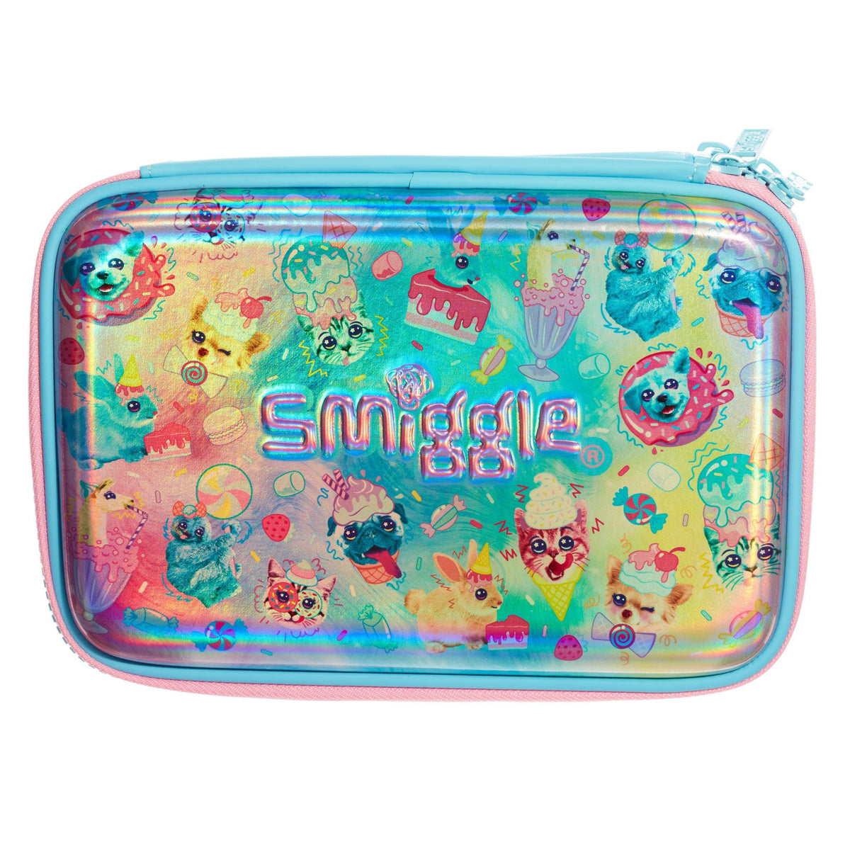 Smiggle - Galaxy Double Tatlı Hayvanlar Kalem Kutusu